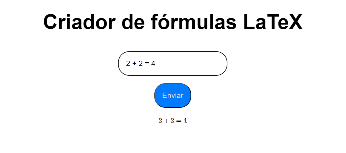 Resultado do nosso código